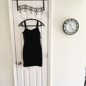 Strappy Sided Little Black Dress from Express